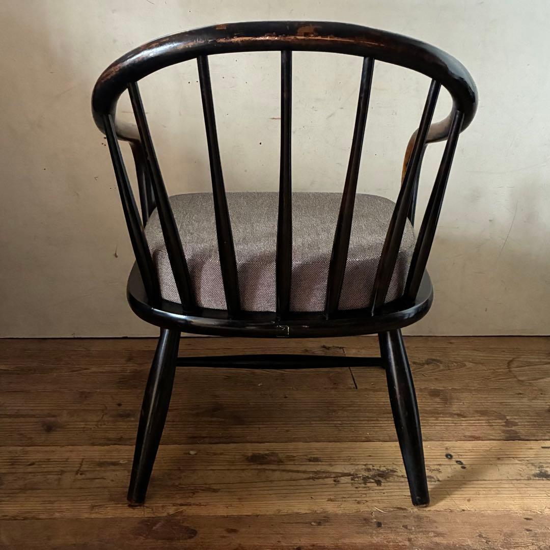 キツツキ 飛騨産業 ヴィンテージ ラウンジ イージーチェア 曲木 ウィンザー ①