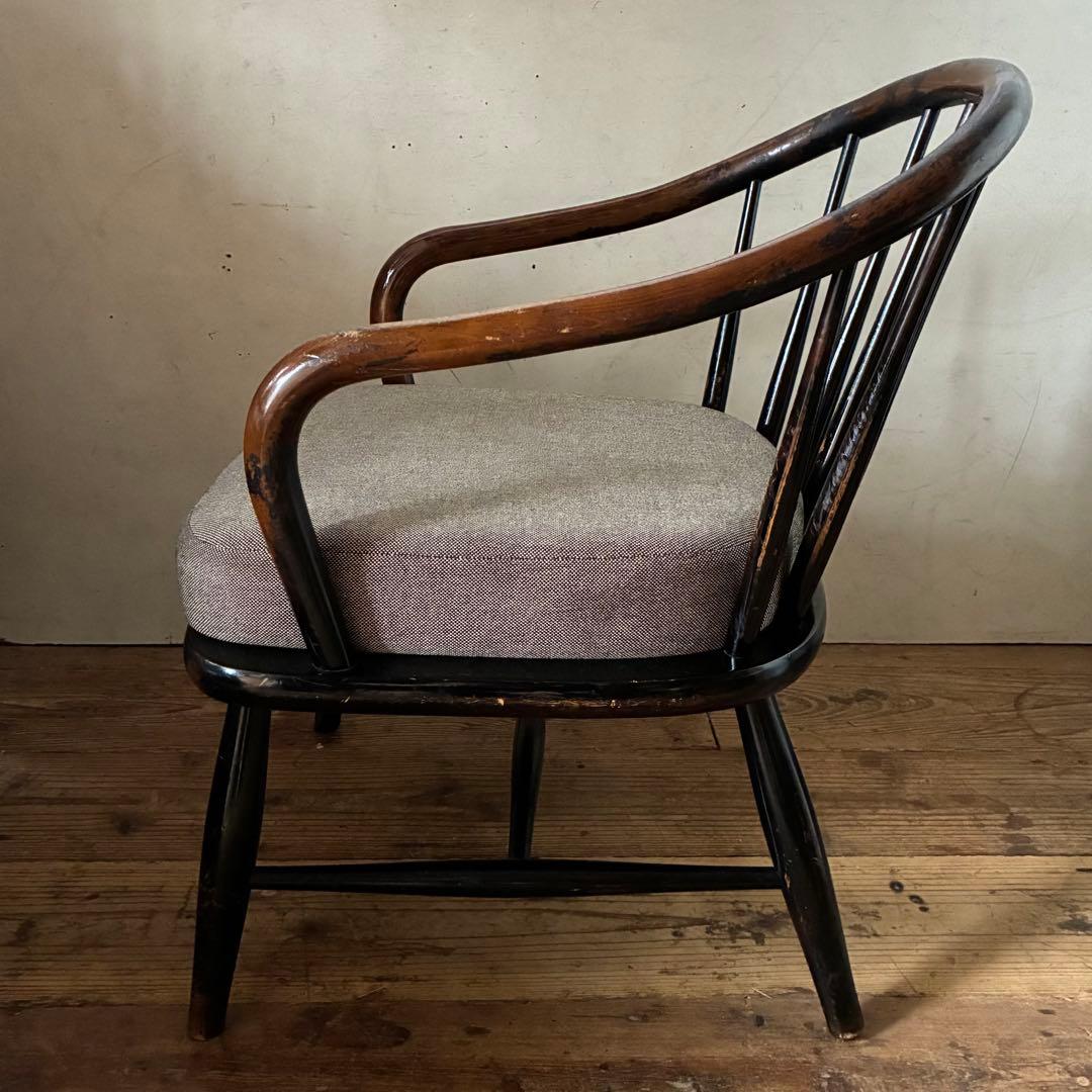 キツツキ 飛騨産業 ヴィンテージ ラウンジ イージーチェア 曲木 ウィンザー ①