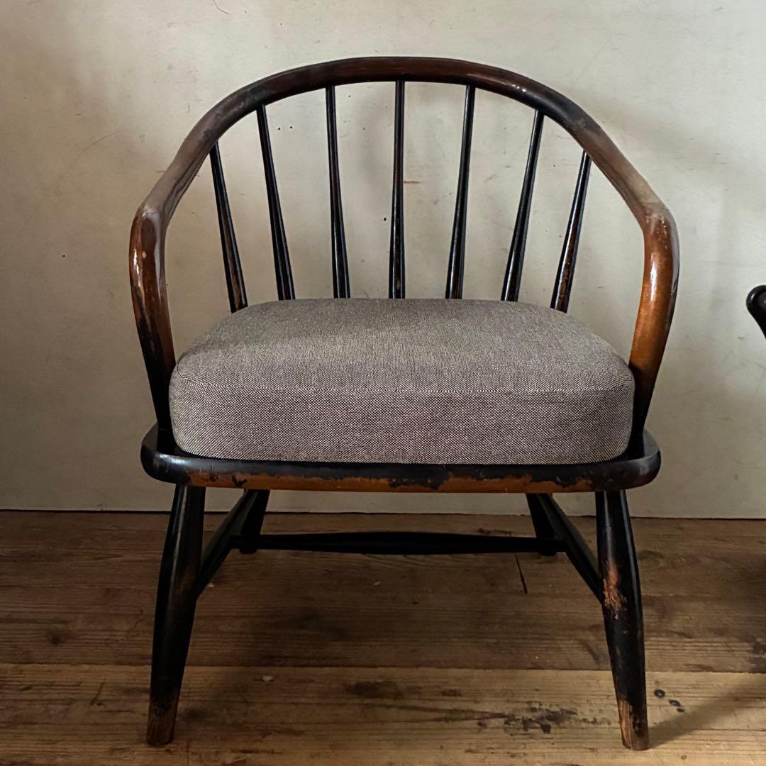 キツツキ 飛騨産業 ヴィンテージ ラウンジ イージーチェア 曲木 ウィンザー ①