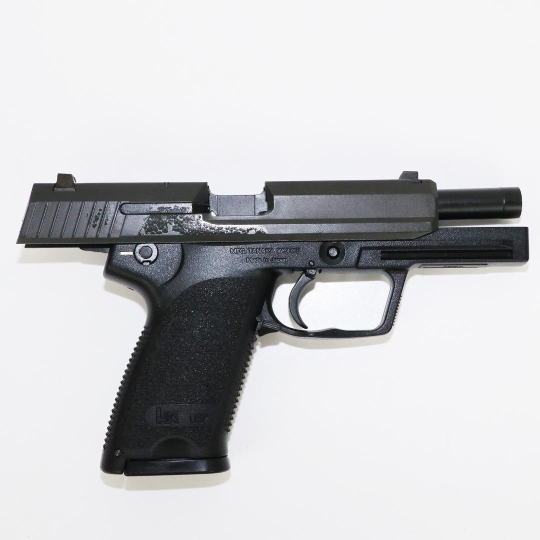 タナカワークス HK USP 9mm×19 スタンダード モデル ガスガン 箱付