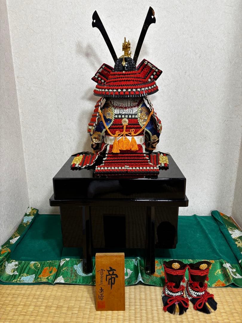 忠保作　五月人形 武士の鎧 10号サイズ