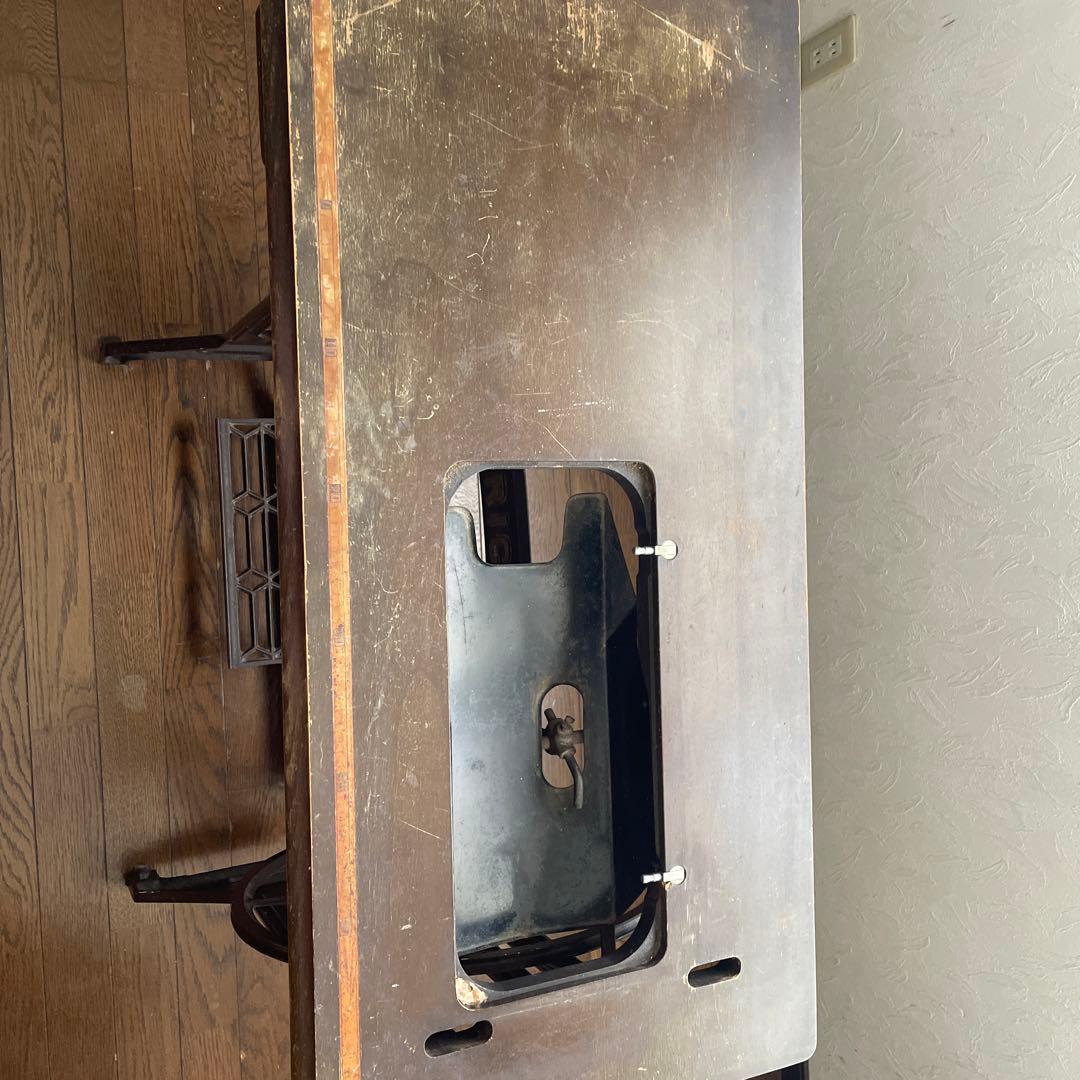 アンティーク ミシン台 レトロ RICCER ディスプレイ送料込み