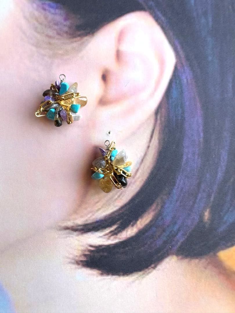 no.092 春手鞠とClip chain