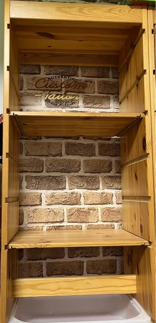 IKEA トロファスト　おもちゃ収納　高さ176㎝　壁棚　ケース　棚板付き