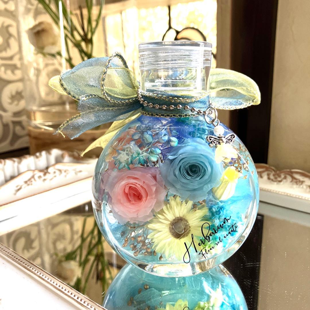 ◆ハーバリウム　227 華やかなバラ*.:。✿*゜¨゜