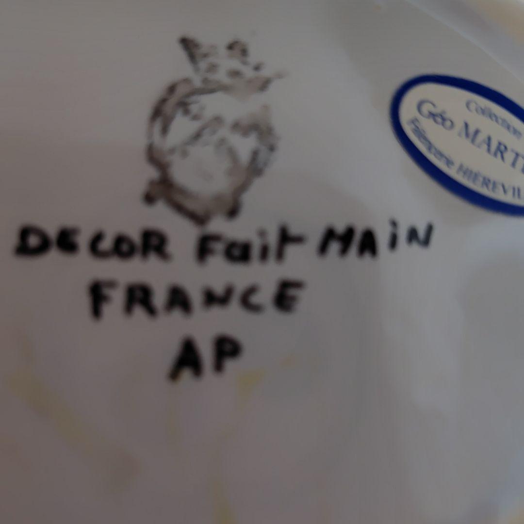 フランス製花柄のインク入れ