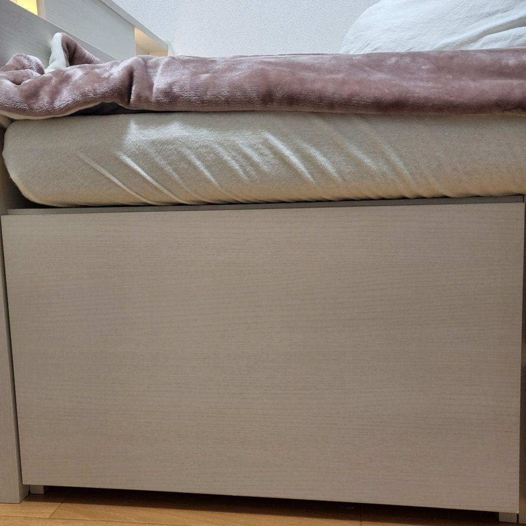 ニトリ収納ベッド シングルサイズ値下げしました