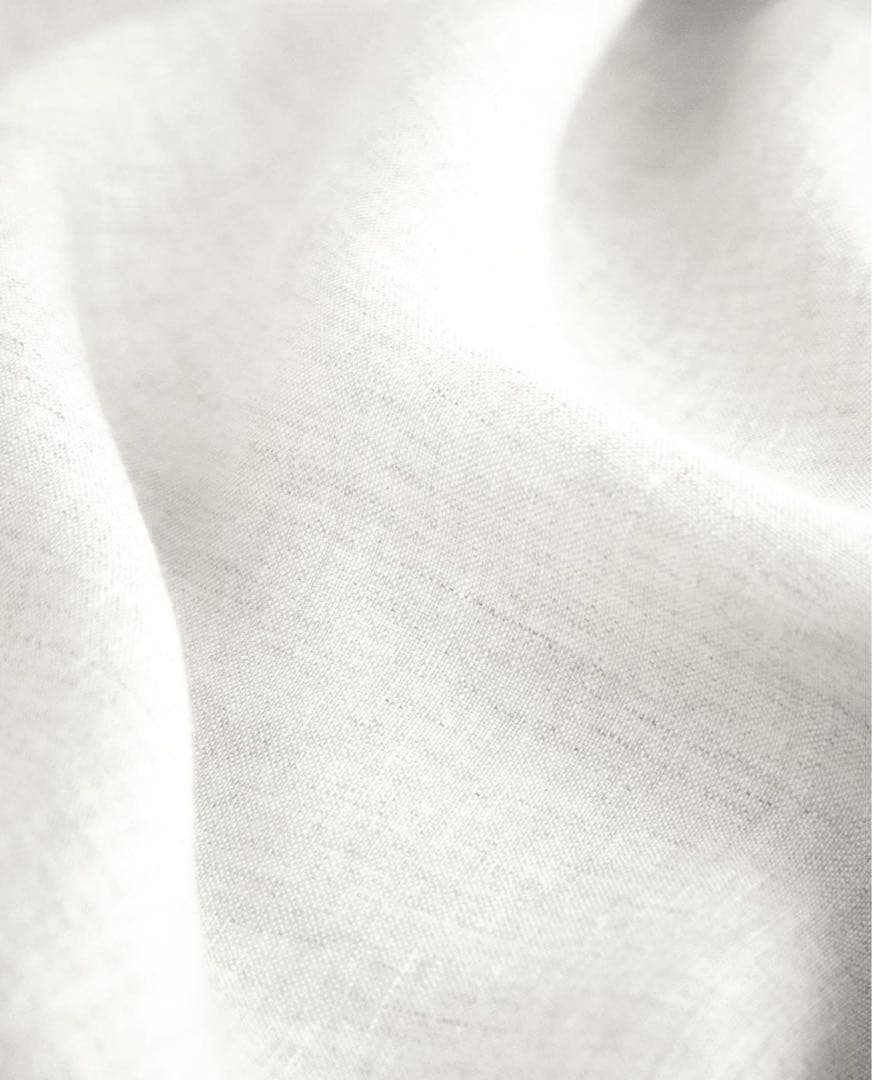 【新品未使用】ウォッシュ加工リネン 掛け布団カバー シングルサイズ ホワイト