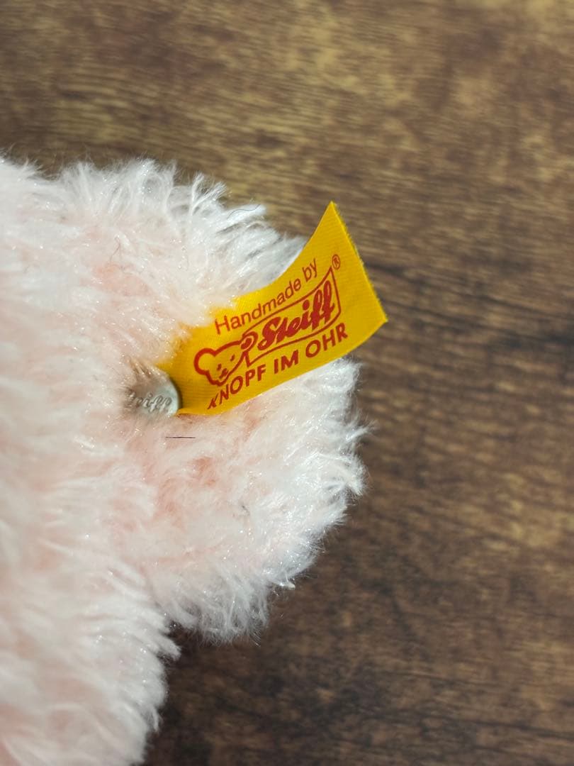 Steiff ピンク テディベア lotte - メルカリ