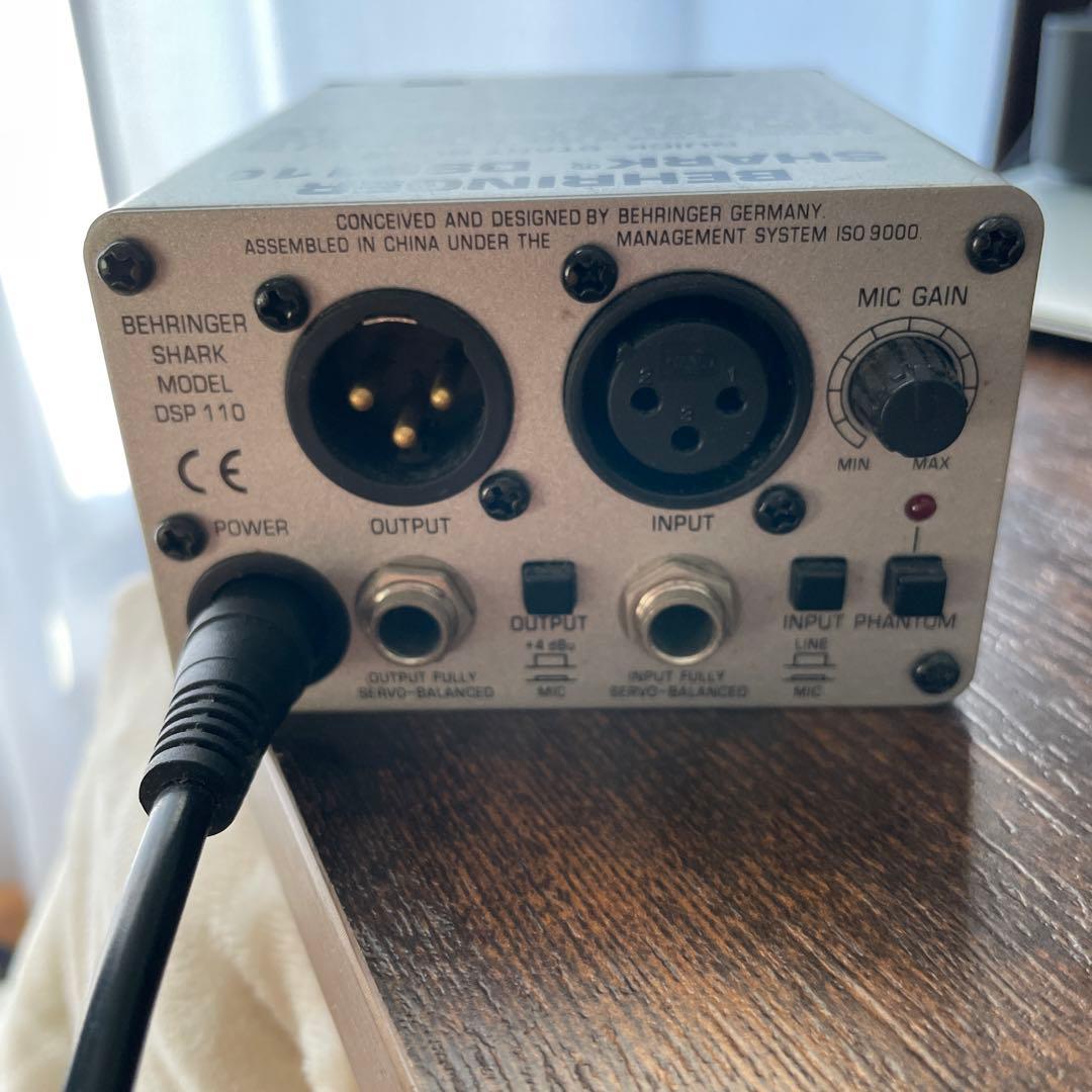 Behringer Shark DSP110 マイクプリアンプ - メルカリ