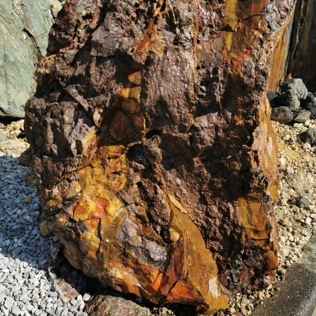 福島産　ジャスパー　173キロ　庭石　石　鑑賞石　庭　置物　オブジェ　インテリア