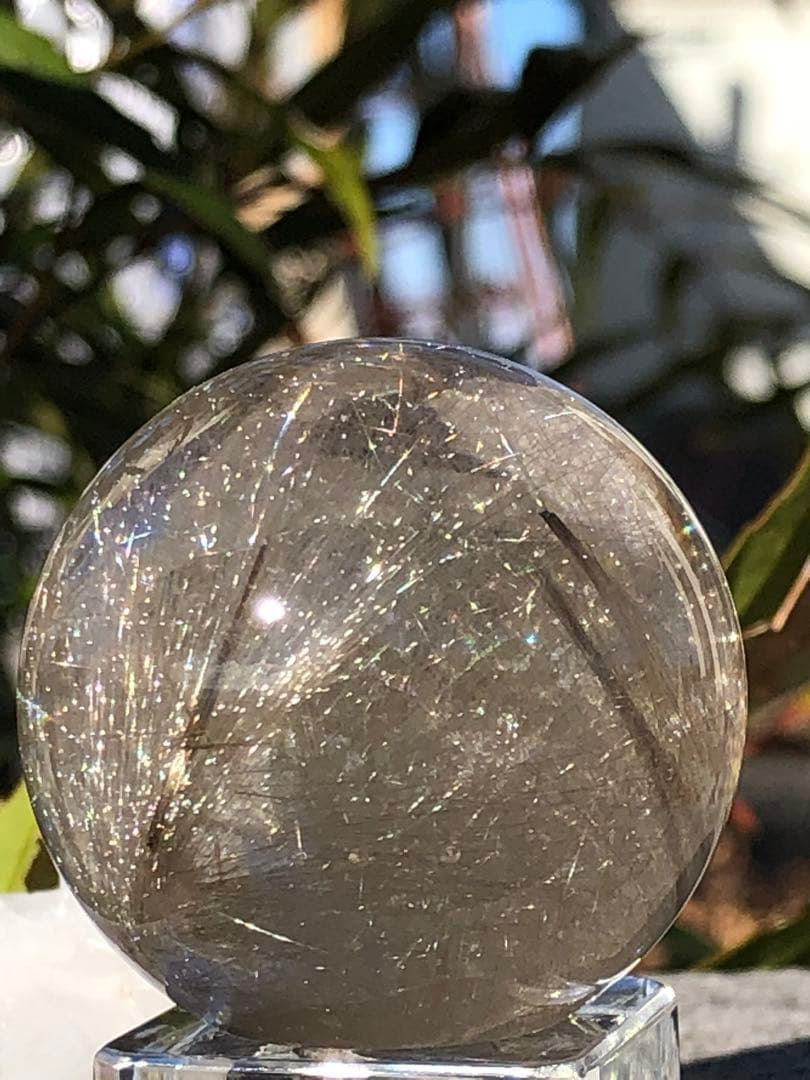 ❤️レア　逸品　35mm 最強財運超　強いパワー　❤️シルバー　ルチルクォーツ