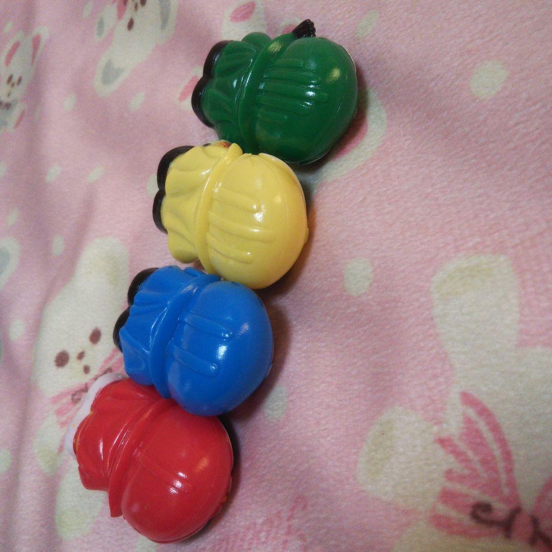 美品レアゴレンジャー指人形ミニフィギュア特撮戦隊グッズヒーローアカレンジャー