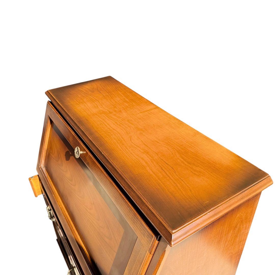 KZ027 【リアルシャビー】カリモク　ライティングビューロー　コロニアル