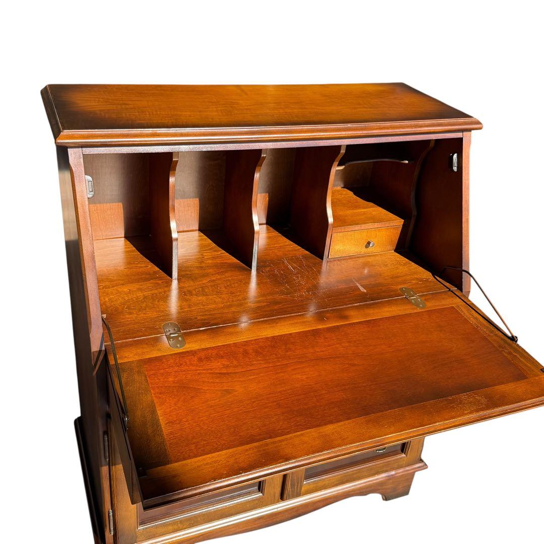 KZ027 【リアルシャビー】カリモク　ライティングビューロー　コロニアル