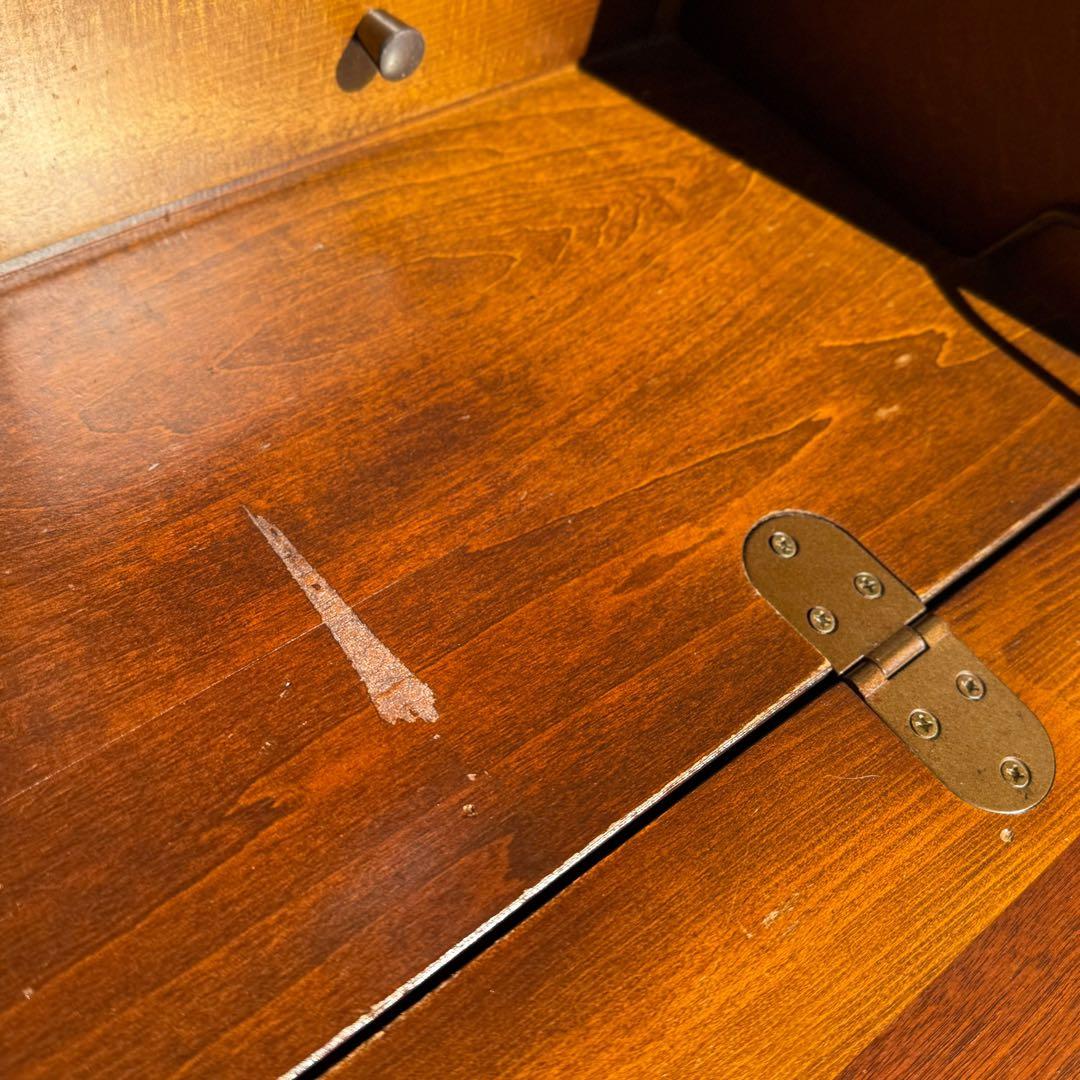 KZ027 【リアルシャビー】カリモク　ライティングビューロー　コロニアル