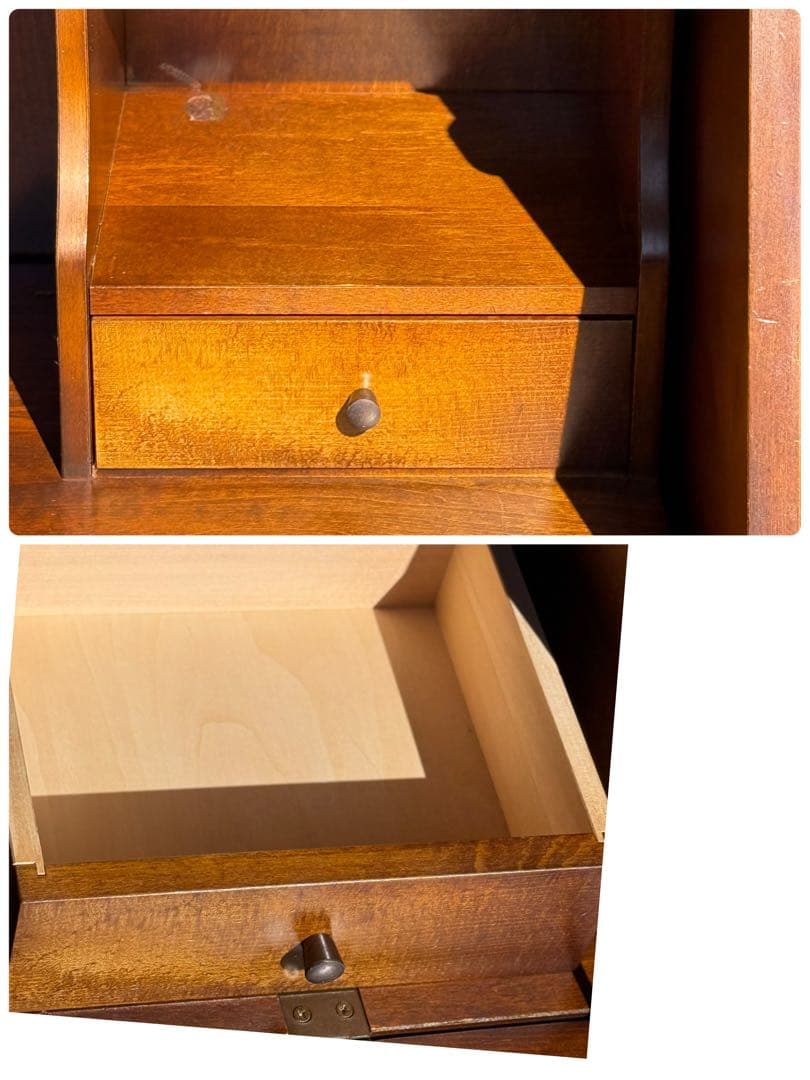 KZ027 【リアルシャビー】カリモク　ライティングビューロー　コロニアル