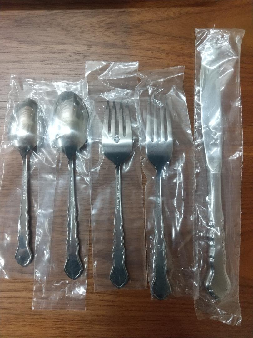 ■美品ステンレス製25点 カトラリーセットA (５点×５人分)