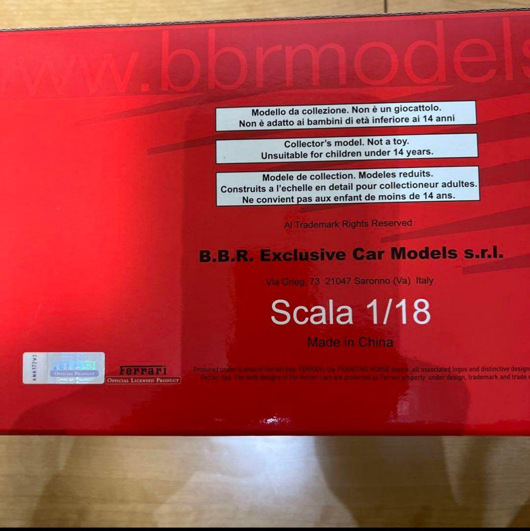 奇跡の未開封BBR.ExclusiveModels Ferrari375Plus