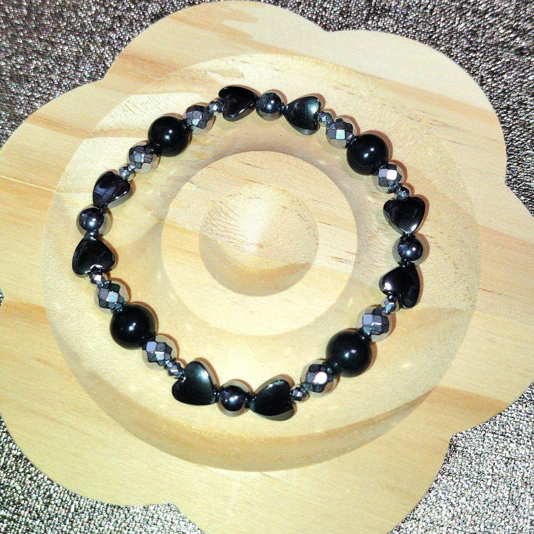 シュンガイト✦高純度12Nテラヘルツ鉱石✦ヘマタイト✦ブレス - メルカリ