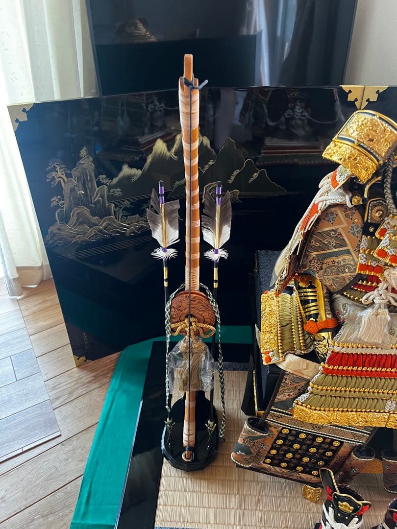 ☆兜鎧飾り　端午の節句