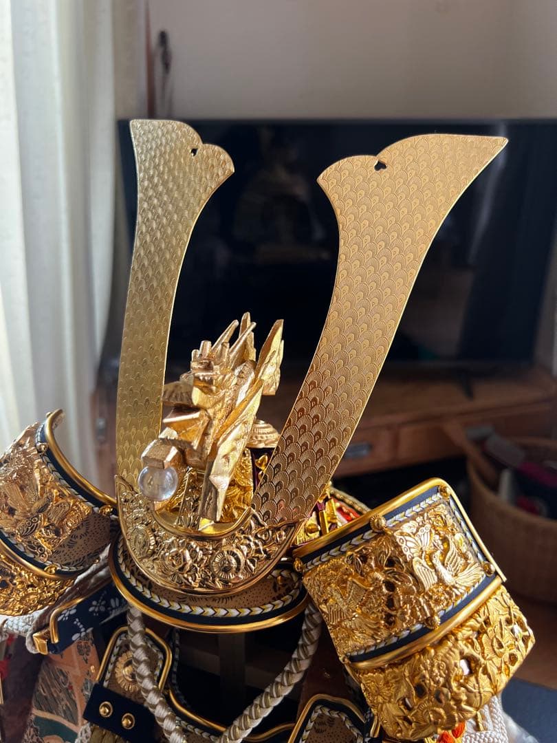 ☆兜鎧飾り　端午の節句