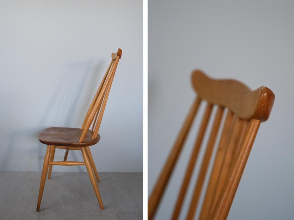 英国アンティークERCOLアーコールゴールドスミスチェア/イス(91-134-2