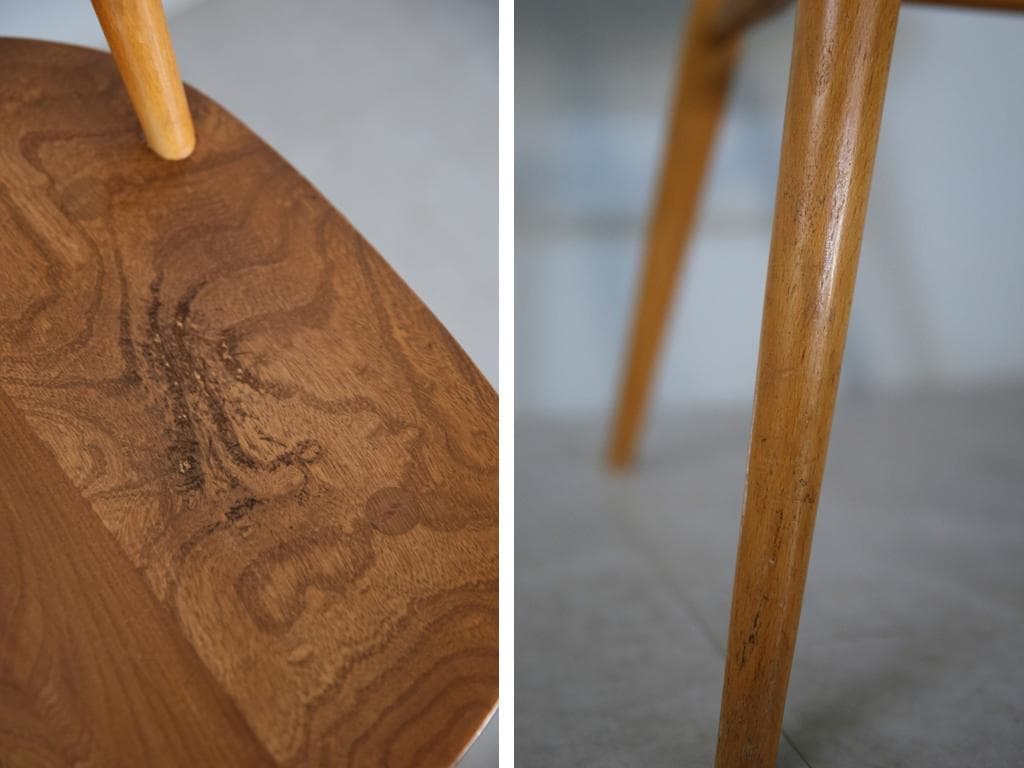 英国アンティークERCOLアーコールゴールドスミスチェア/イス(91-134-2