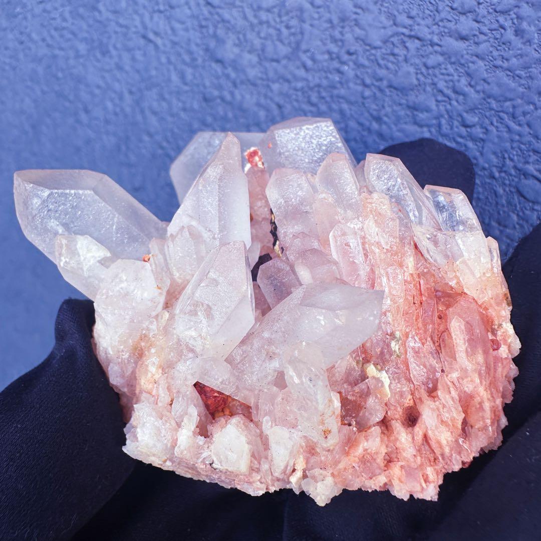 爆アレ❗️可愛いピンク♡超綺麗マダガスカル産パイナップルピンククラスターA1470