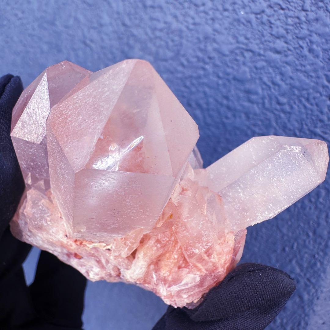 爆アレ❗️可愛いピンク♡超綺麗マダガスカル産パイナップルピンククラスターA1470