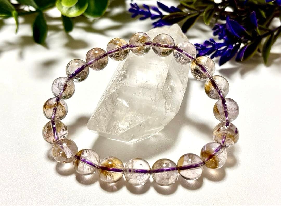 究極品質　愛と光のクリスタル　幻の虹煌くナチュラルゴールデンファントムアメトリン