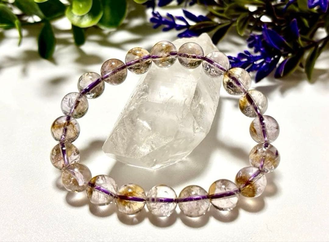 究極品質　愛と光のクリスタル　幻の虹煌くナチュラルゴールデンファントムアメトリン