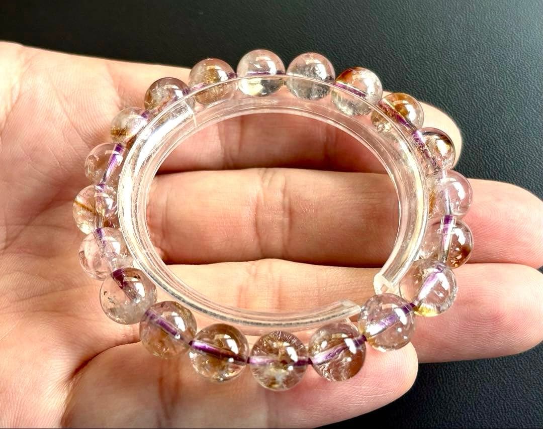 究極品質　愛と光のクリスタル　幻の虹煌くナチュラルゴールデンファントムアメトリン