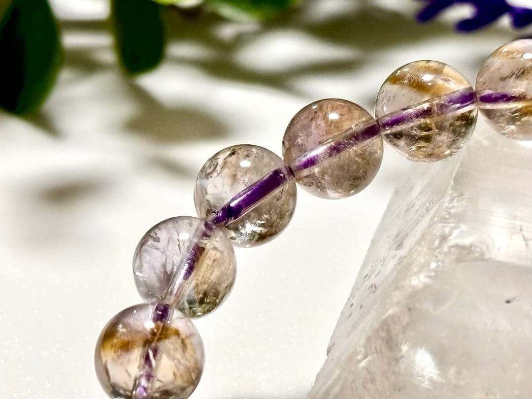 究極品質　愛と光のクリスタル　幻の虹煌くナチュラルゴールデンファントムアメトリン