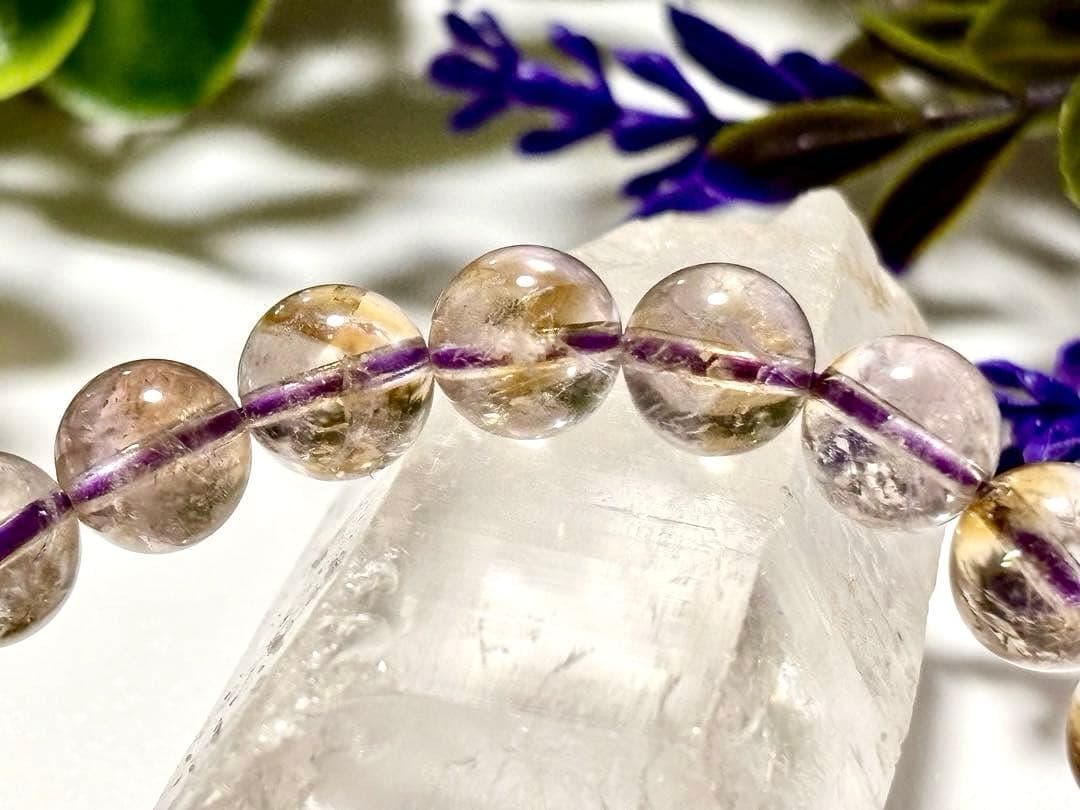 究極品質　愛と光のクリスタル　幻の虹煌くナチュラルゴールデンファントムアメトリン