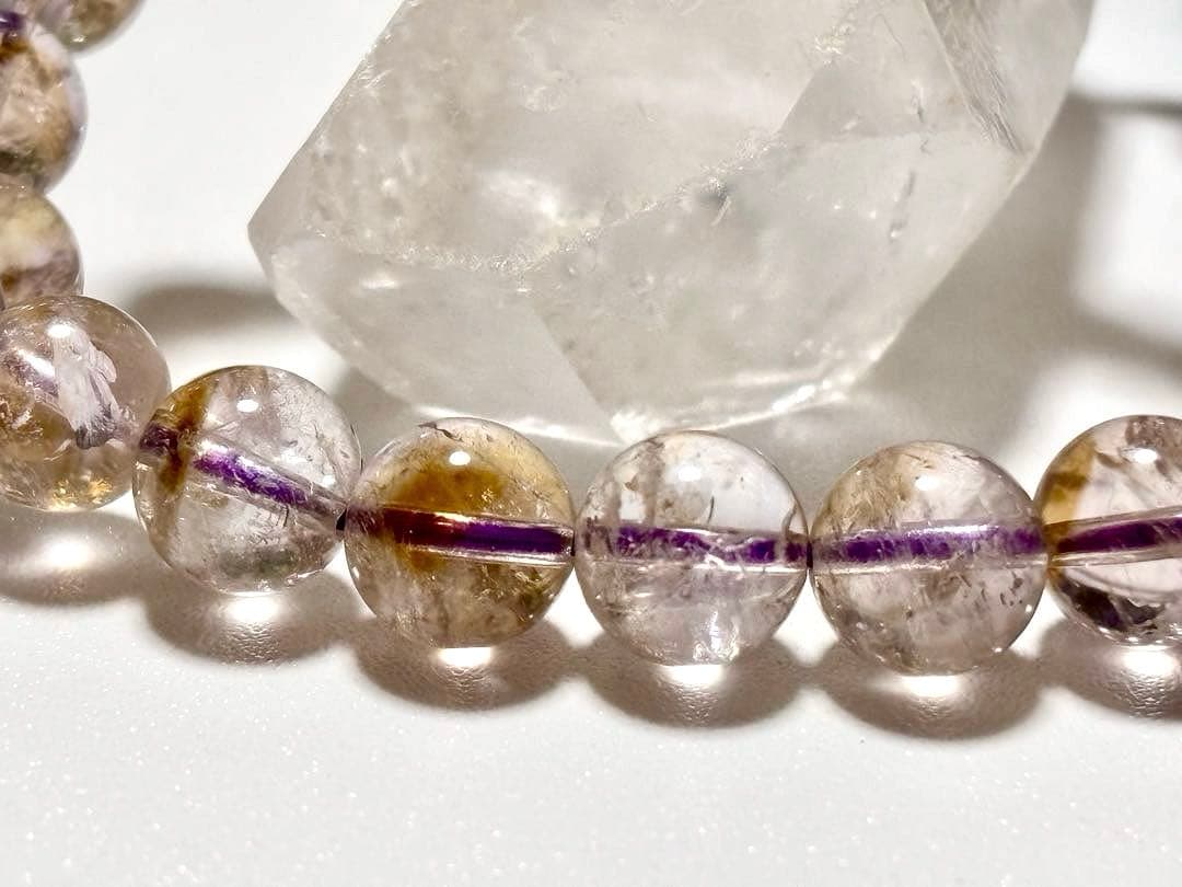 究極品質　愛と光のクリスタル　幻の虹煌くナチュラルゴールデンファントムアメトリン