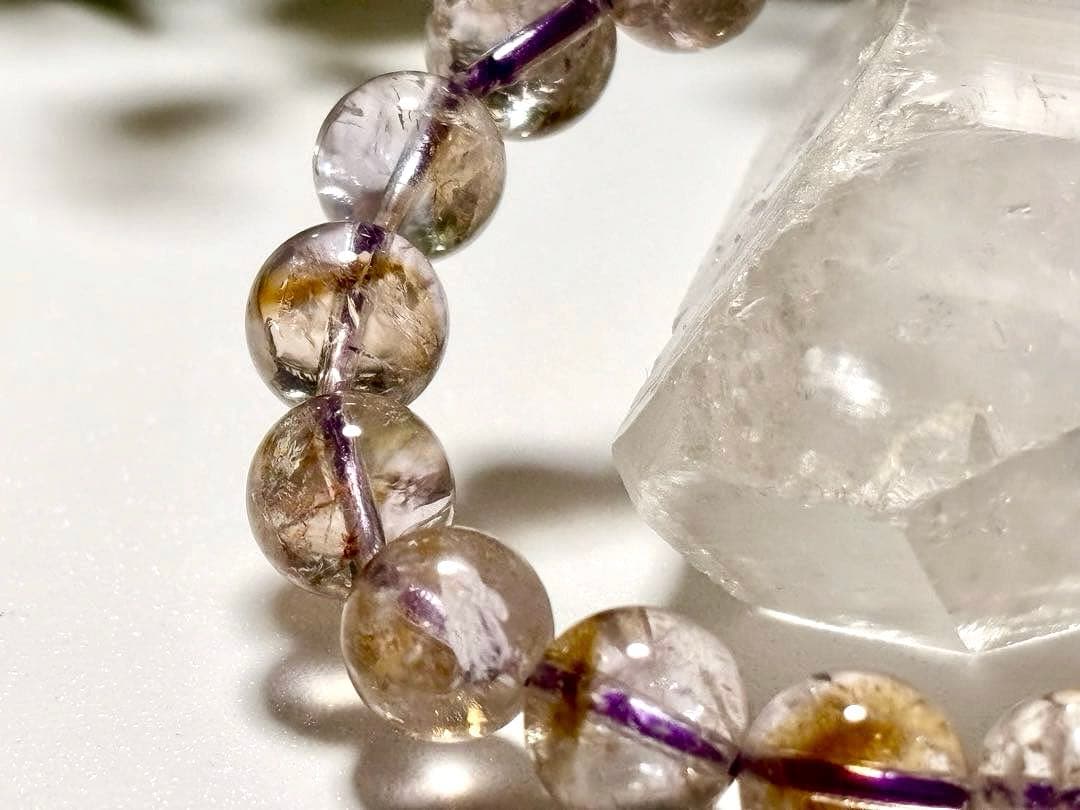 究極品質　愛と光のクリスタル　幻の虹煌くナチュラルゴールデンファントムアメトリン