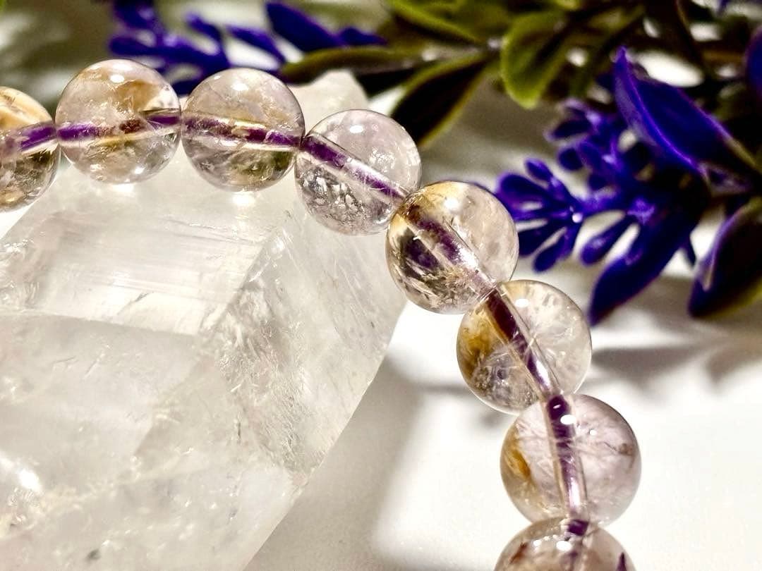 究極品質　愛と光のクリスタル　幻の虹煌くナチュラルゴールデンファントムアメトリン