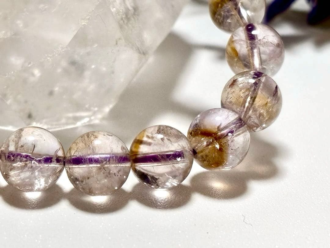 究極品質　愛と光のクリスタル　幻の虹煌くナチュラルゴールデンファントムアメトリン