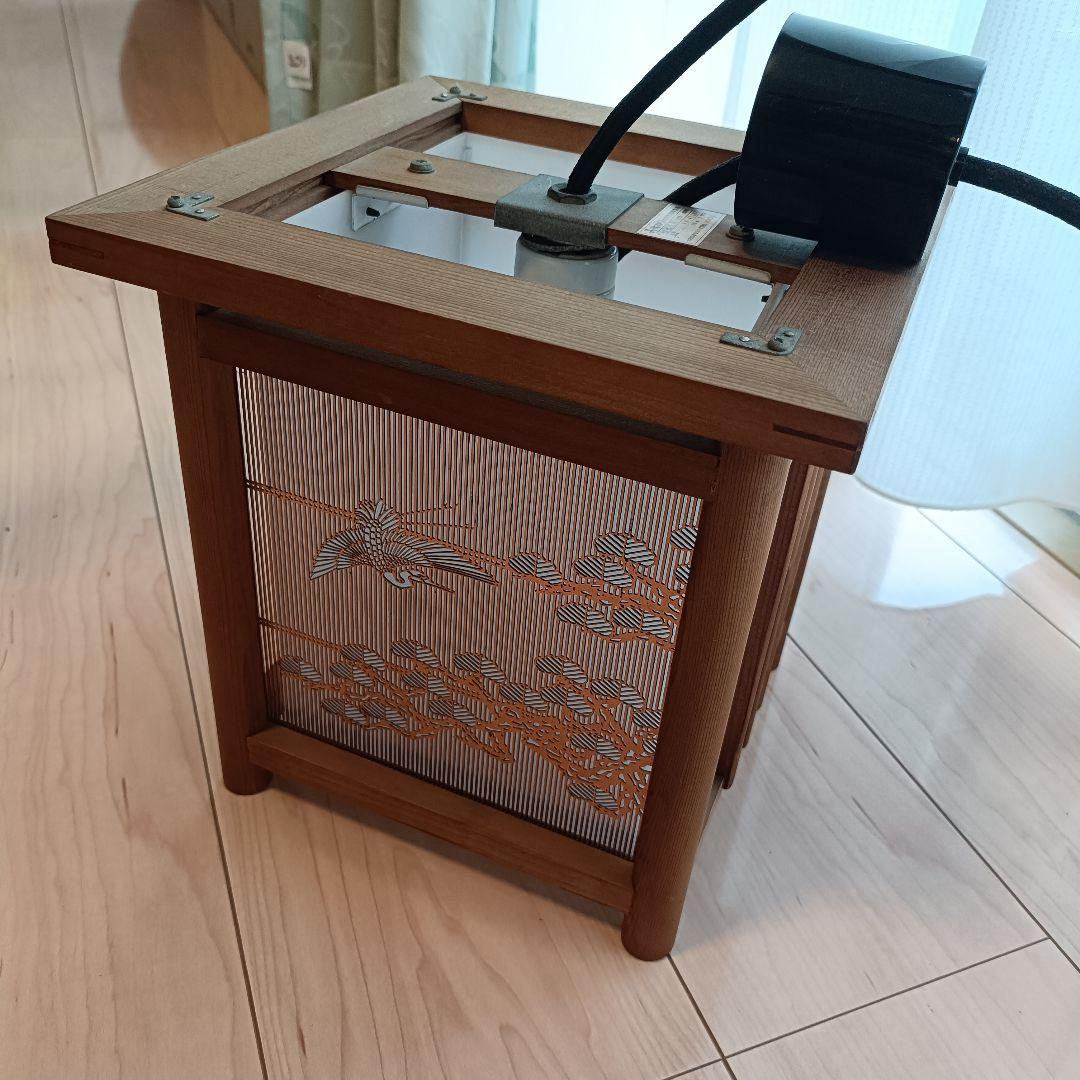 昭和レトロ 和 吊り下げ照明 格子細工 小泉産業 ヒカリ 天井照明 和室