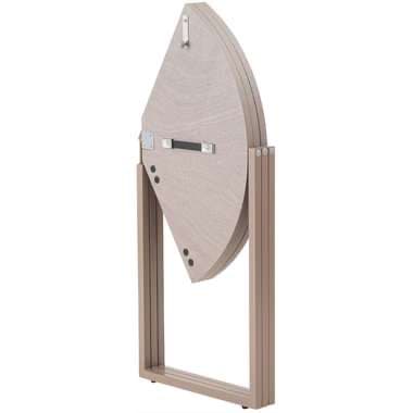 【メーカー直送】東谷 GDT-11SSフォールディングラウンドテーブル ベージュ