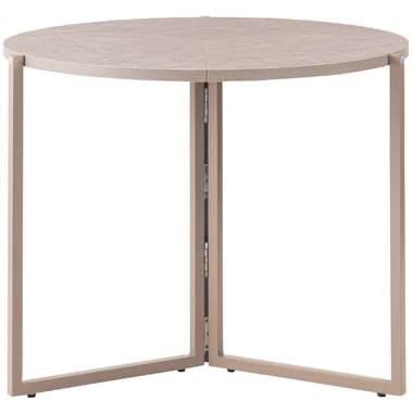 【メーカー直送】東谷 GDT-11SSフォールディングラウンドテーブル ベージュ