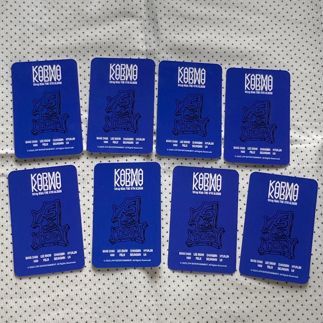 Stray Kids ポップアップ ユニフォーム KARMA トレカ 全員