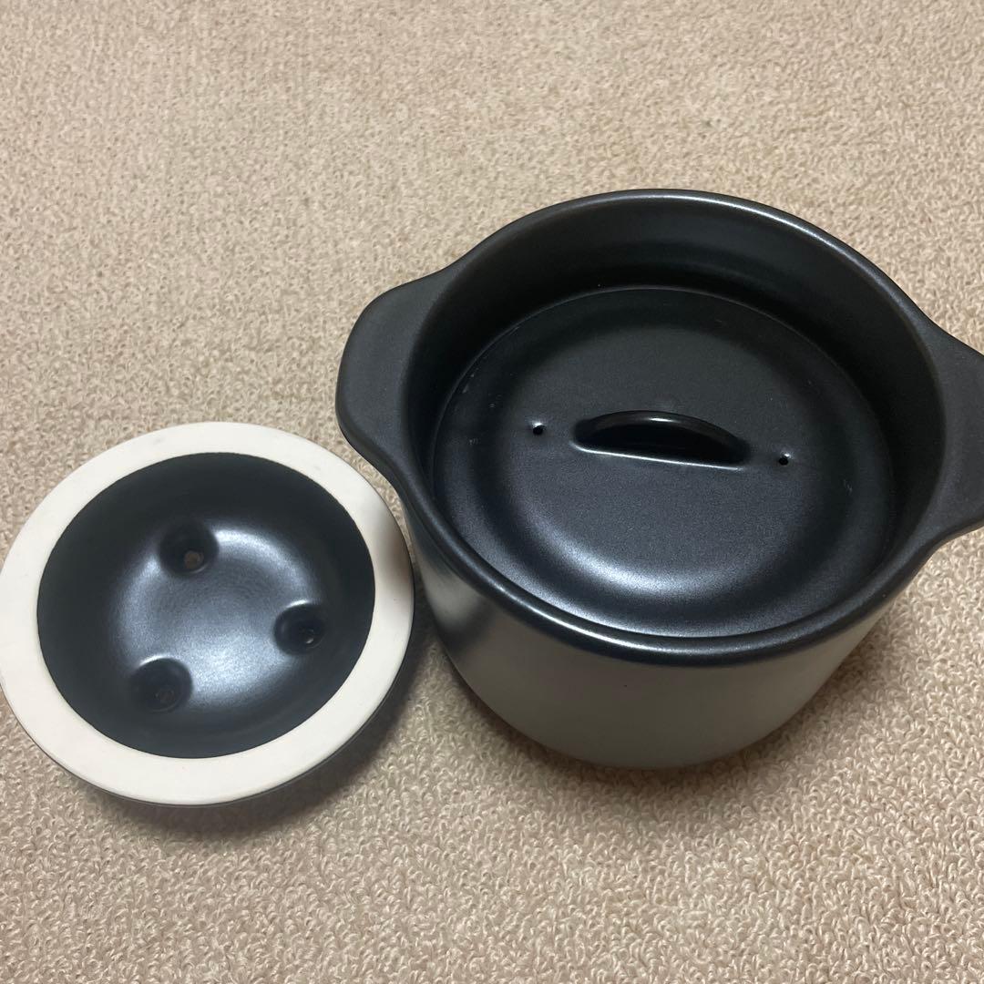【萬古焼・千賀陶器】電子レンジ用炊飯土鍋 1.５合