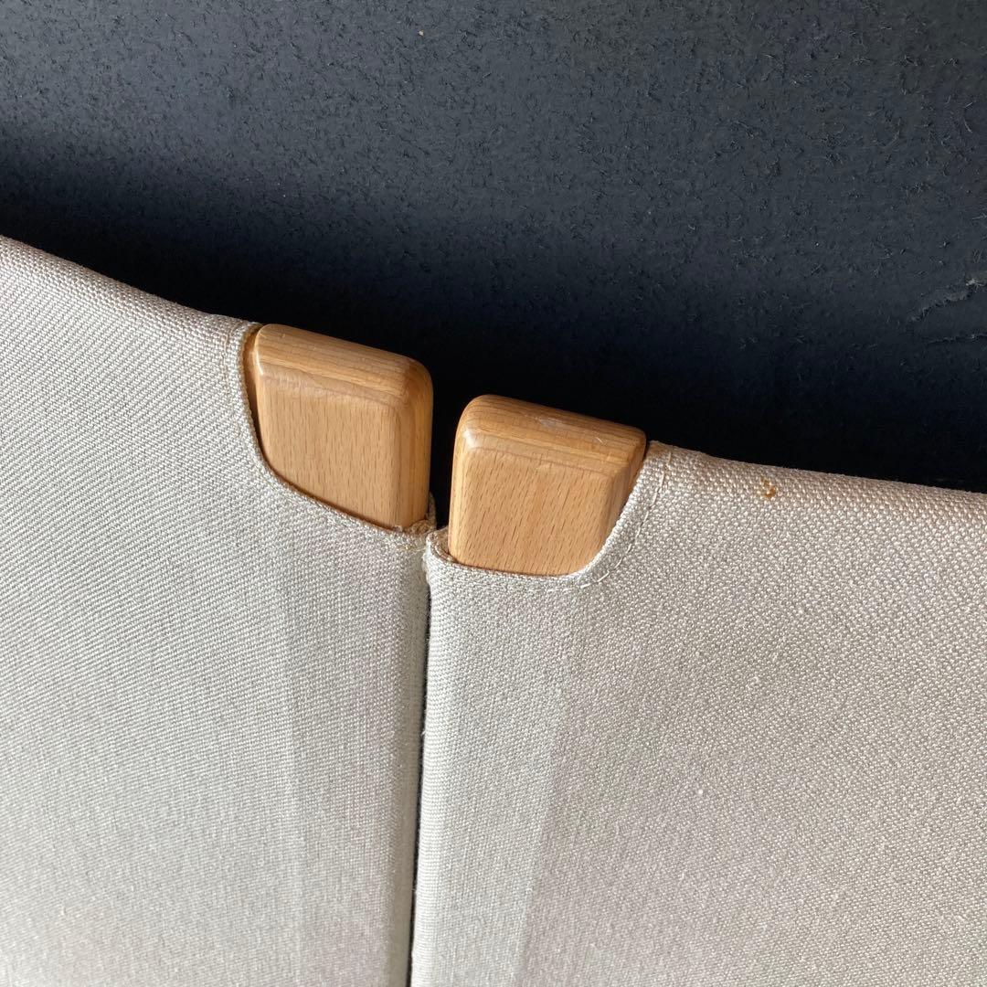 ②【送料込み】天童木工　マットソン　イージーチェア ブルーノ　3人　ソファー