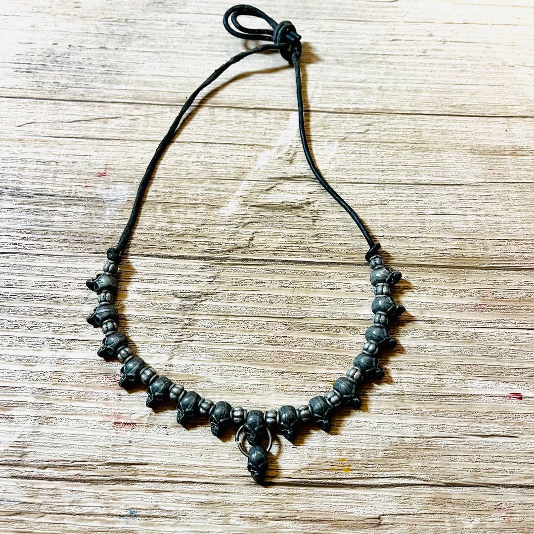 hide ネクロマンス NECROMANCE スカルネックレス - メルカリ