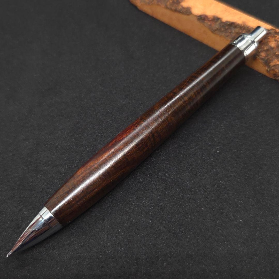 No.29ハンドメイド木軸シャーペンサイアミーズローズウッド