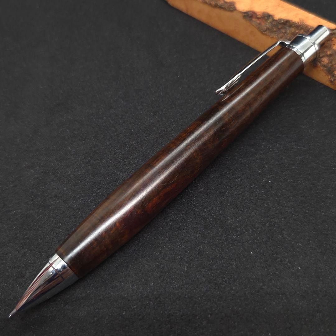 No.29ハンドメイド木軸シャーペンサイアミーズローズウッド