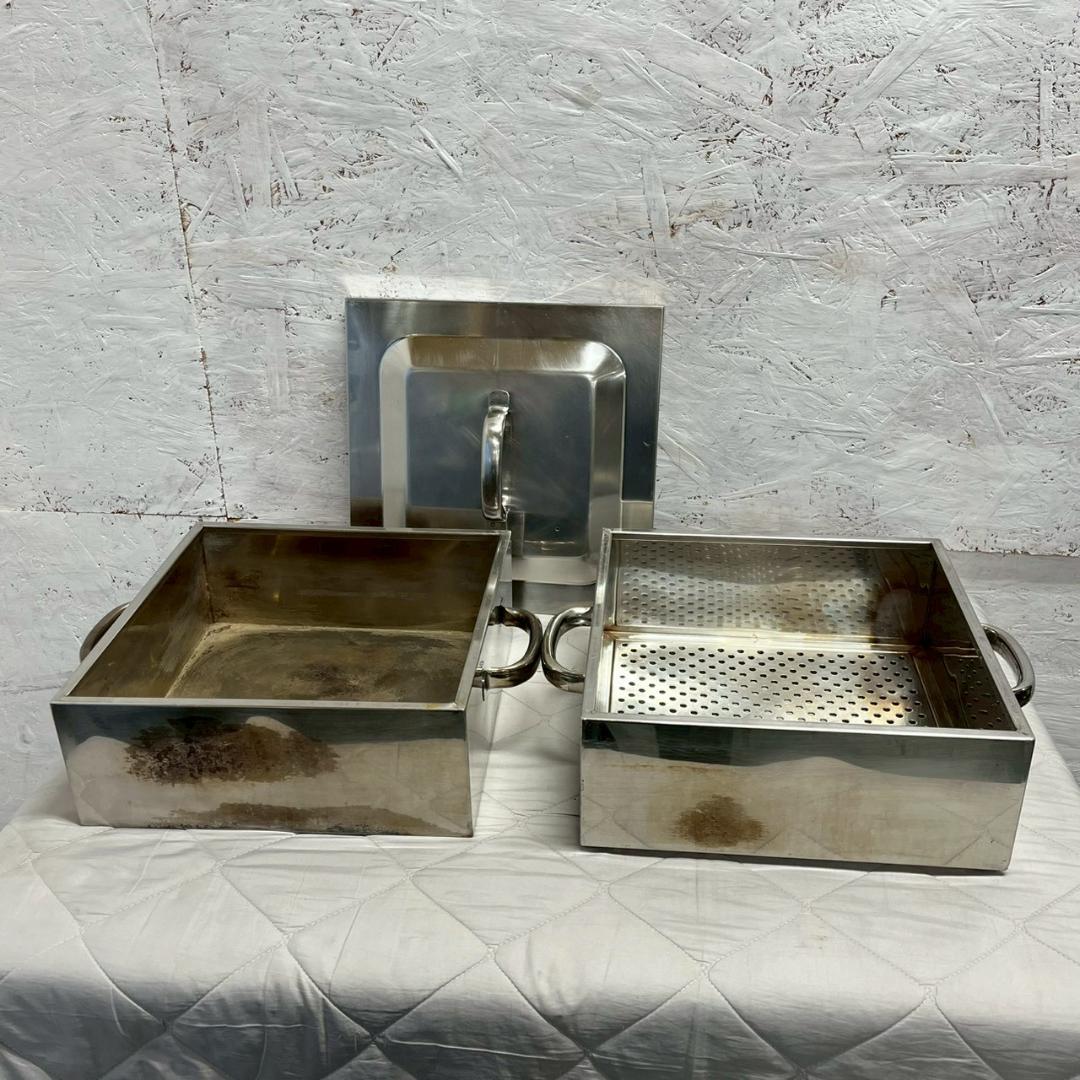 ステンレス 角蒸し器 33cm せいろ 厨房 厨房機器 店舗 A1215