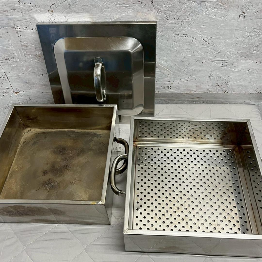 ステンレス 角蒸し器 33cm せいろ 厨房 厨房機器 店舗 A1215